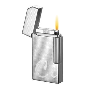 Caseti Windsor Chrome Diamond Cut Flint Traditional Flame Lighter