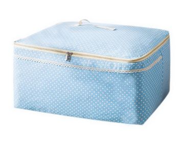 Quilt Bag Waterproof Storage Bag Luggage Bag Clothing Bag Storage Bag Blue Point