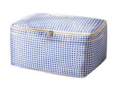 Quilt Bag Waterproof Storage Bag Travel Bag Clothes Storage Bag Scotland Lattice