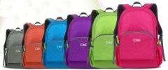 Folding BackpackPortable And Versatile Waterproof Hiking Pack Purple