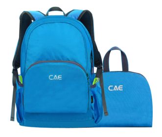 Folding BackpackPortable And Versatile Waterproof Hiking Pack Cyan