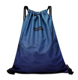Gradient Mesh Sport Drawstring Backpack Travel Storage String Bag Custom Cheap