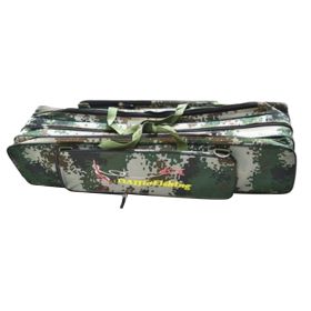 Two Tiers Fishing Rod Cases Tubes Fishing Gear Fishing Poles Bags Camouflage