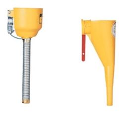 Bolt-On Funnel Attachment, with Galvanized 14" Hose, for Type 1 Metal Safety Cans