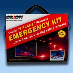 Orion Deluxe 5-Flare Roadside Emergency Kit