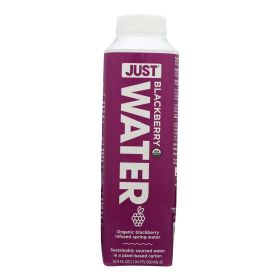 Just Water - Water Blkbry Infused - Case of 12 - 16.9 FZ