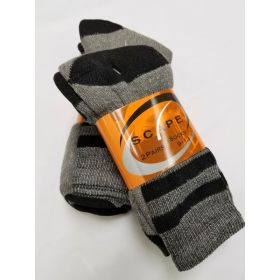 Mens Lightweight Thermal Crew Socks - Size 9-11 Case Pack 120