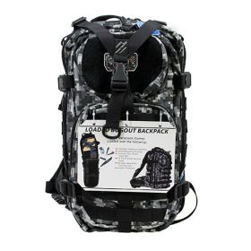 G.P.S. Tactical Bugout Loaded Backpack  Gray Digital