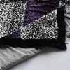 Onitiva - [Leopard Secret] Animal Style Patchwork Throw Blanket (61 by 86.6 inches)