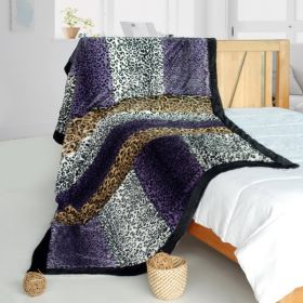 Onitiva - [Imagination] Patchwork Throw Blanket (61 by 86.6 inches)