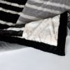 Onitiva - [Stripe Beauty] Patchwork Throw Blanket (61 by 86.6 inches)