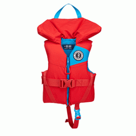 Mustang Lil&#39; Legends 100 Infant Foam PFD - Less Than 30lbs - Imperial Red